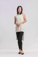 100% Cashmere sleeveless heavy spring sexy women sweater dress - Lamycashmere