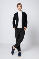 Spring and Autumn style of high quality men's worsted cashmere cardigan - Lamycashmere