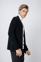 Spring and Autumn style of high quality men's worsted cashmere cardigan - Lamycashmere