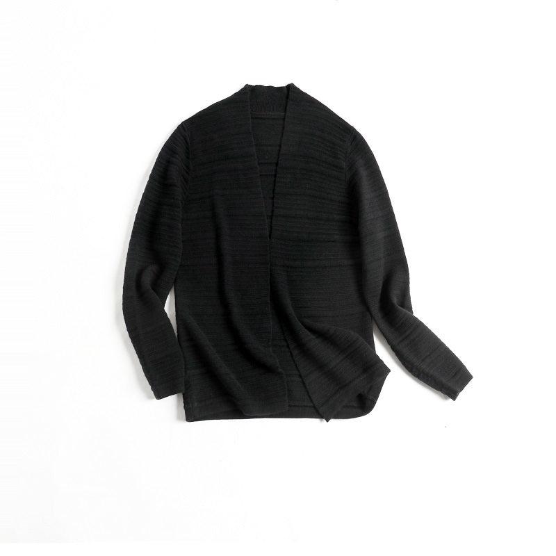 Spring and Autumn style of high quality men's worsted cashmere cardigan - Lamycashmere