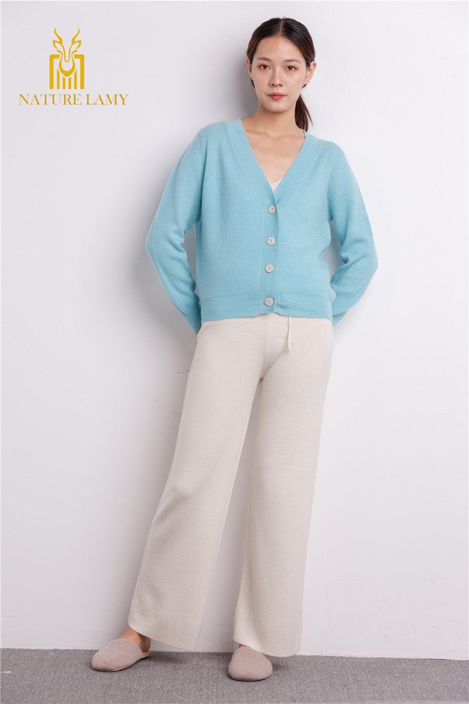 Spring and Winter warmly best selling 100 percent cashmere knitted cardigan - Lamycashmere