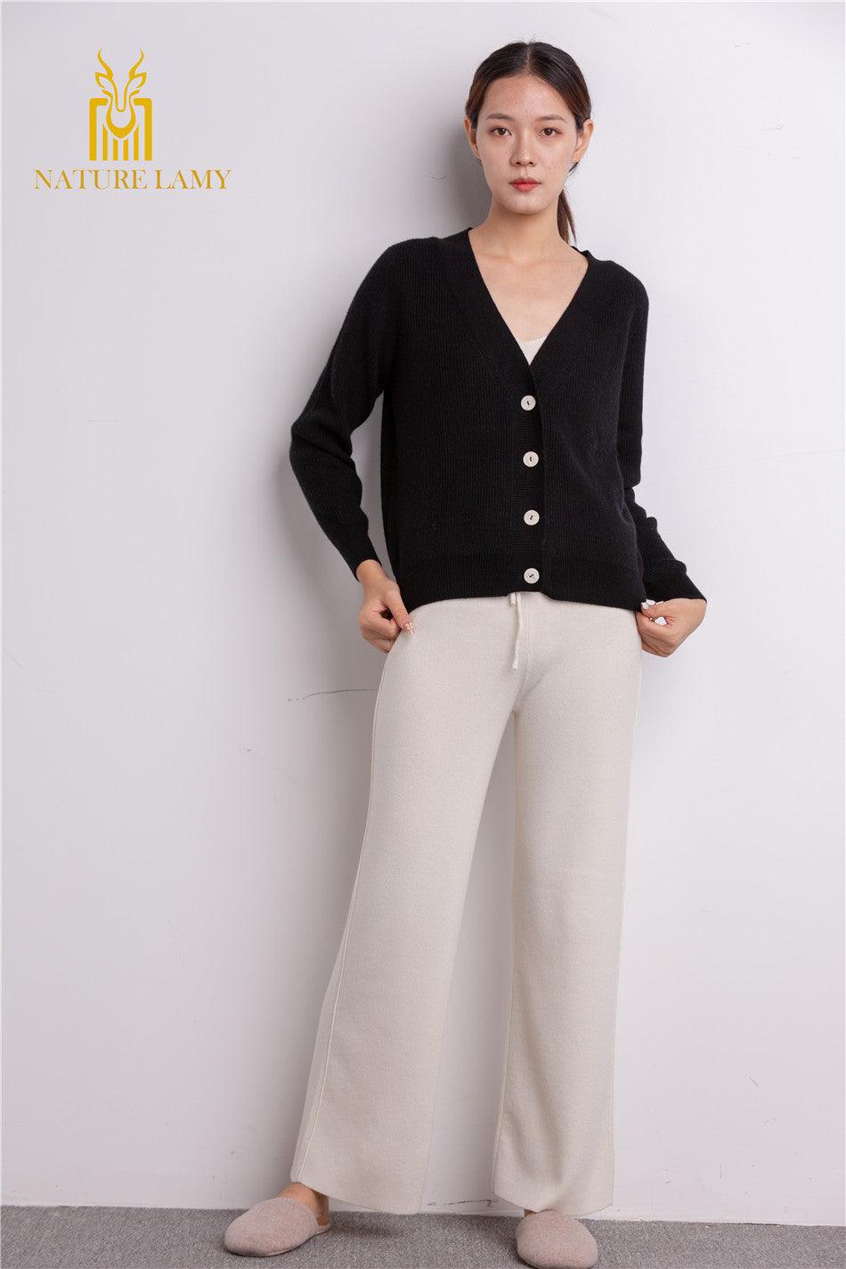 Spring and Winter warmly best selling 100 percent cashmere knitted cardigan - Lamycashmere