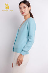 Spring and Winter warmly best selling 100 percent cashmere knitted cardigan - Lamycashmere