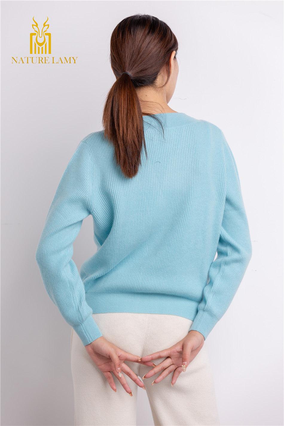 Spring and Winter warmly best selling 100 percent cashmere knitted cardigan - Lamycashmere