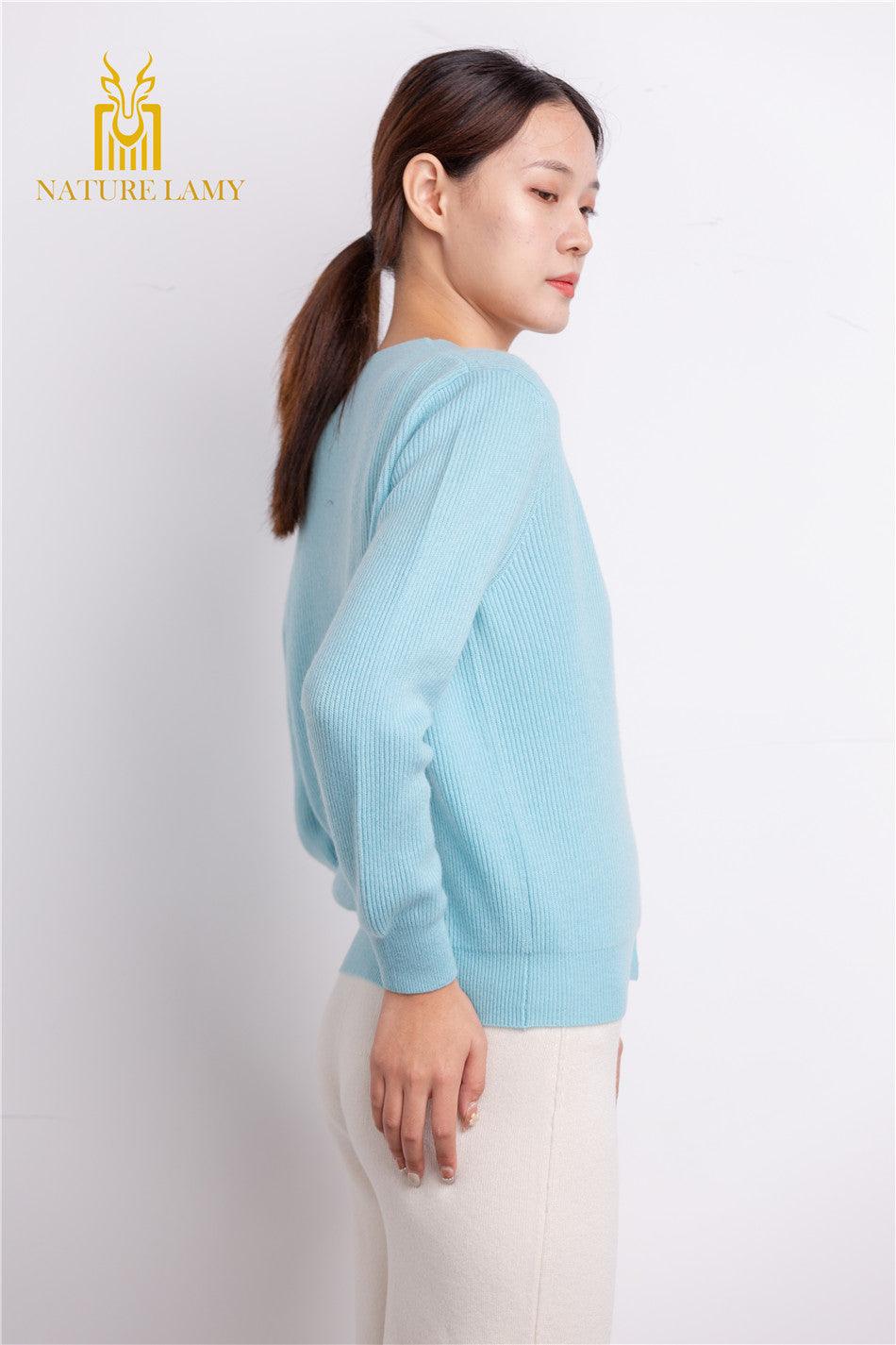 Spring and Winter warmly best selling 100 percent cashmere knitted cardigan - Lamycashmere