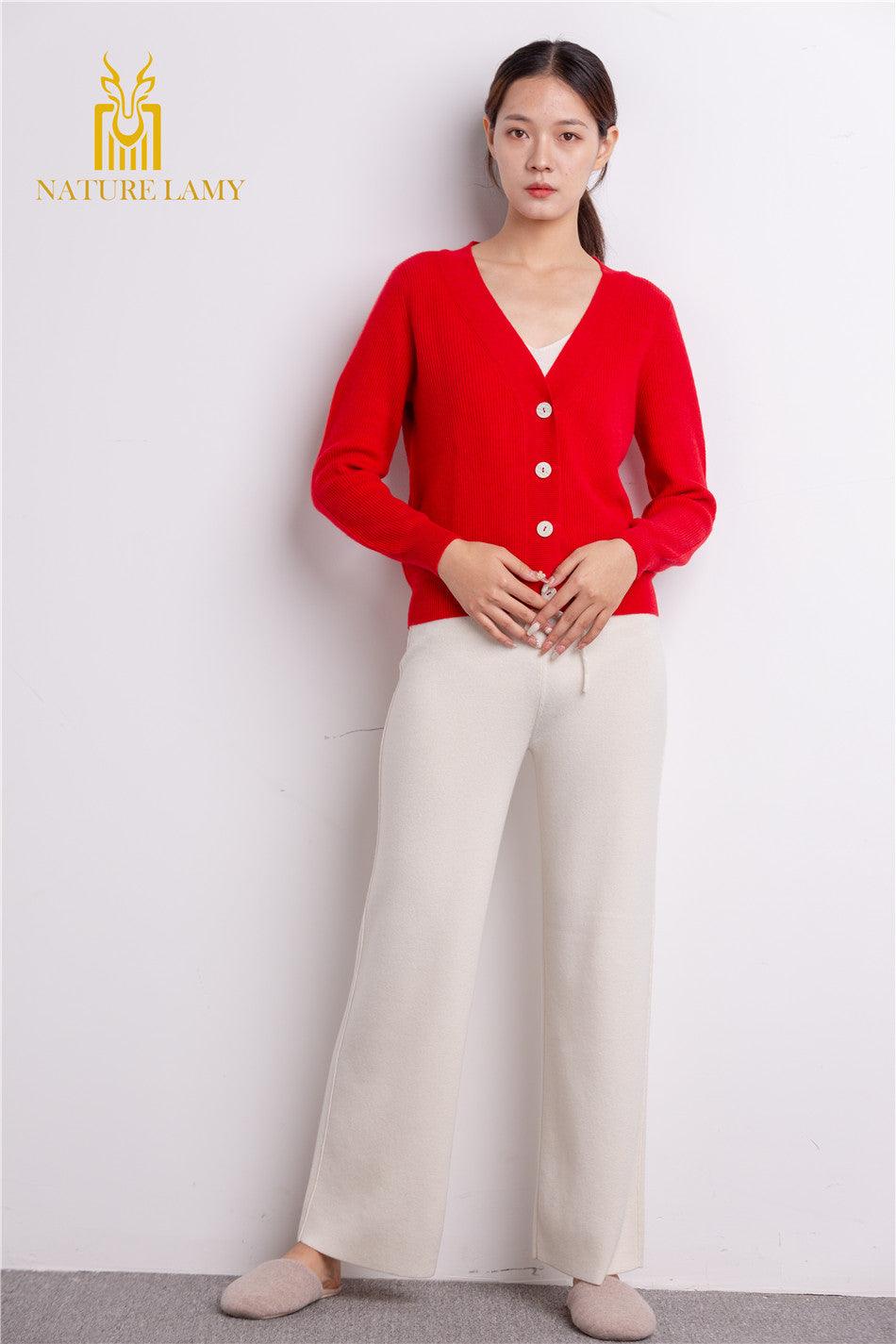 Spring and Winter warmly best selling 100 percent cashmere knitted cardigan - Lamycashmere