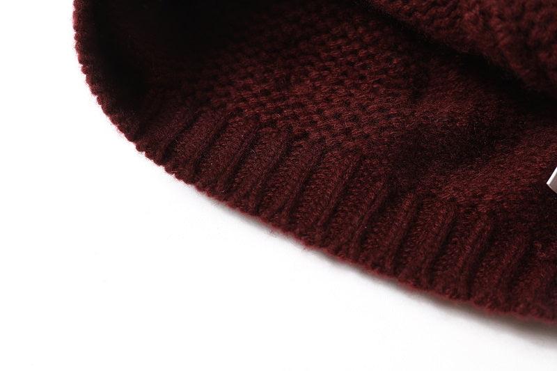 Super beautiful cashmere knitted beret for lady's - Lamycashmere