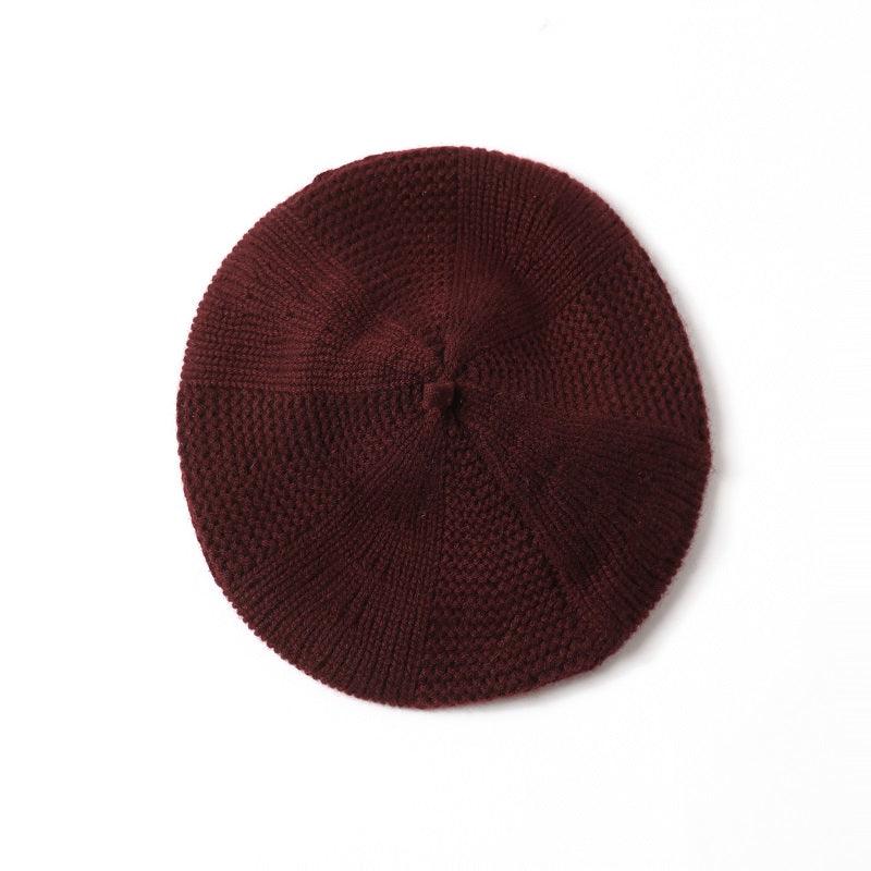 Super beautiful cashmere knitted beret for lady's - Lamycashmere