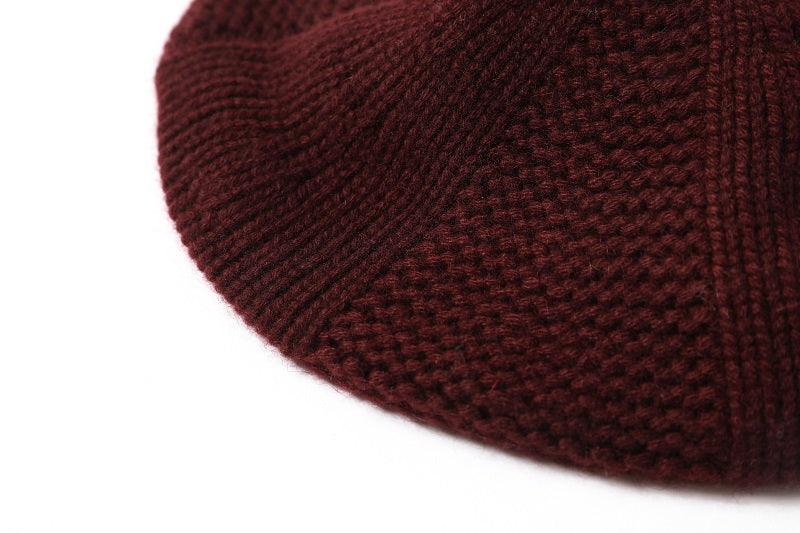 Super beautiful cashmere knitted beret for lady's - Lamycashmere