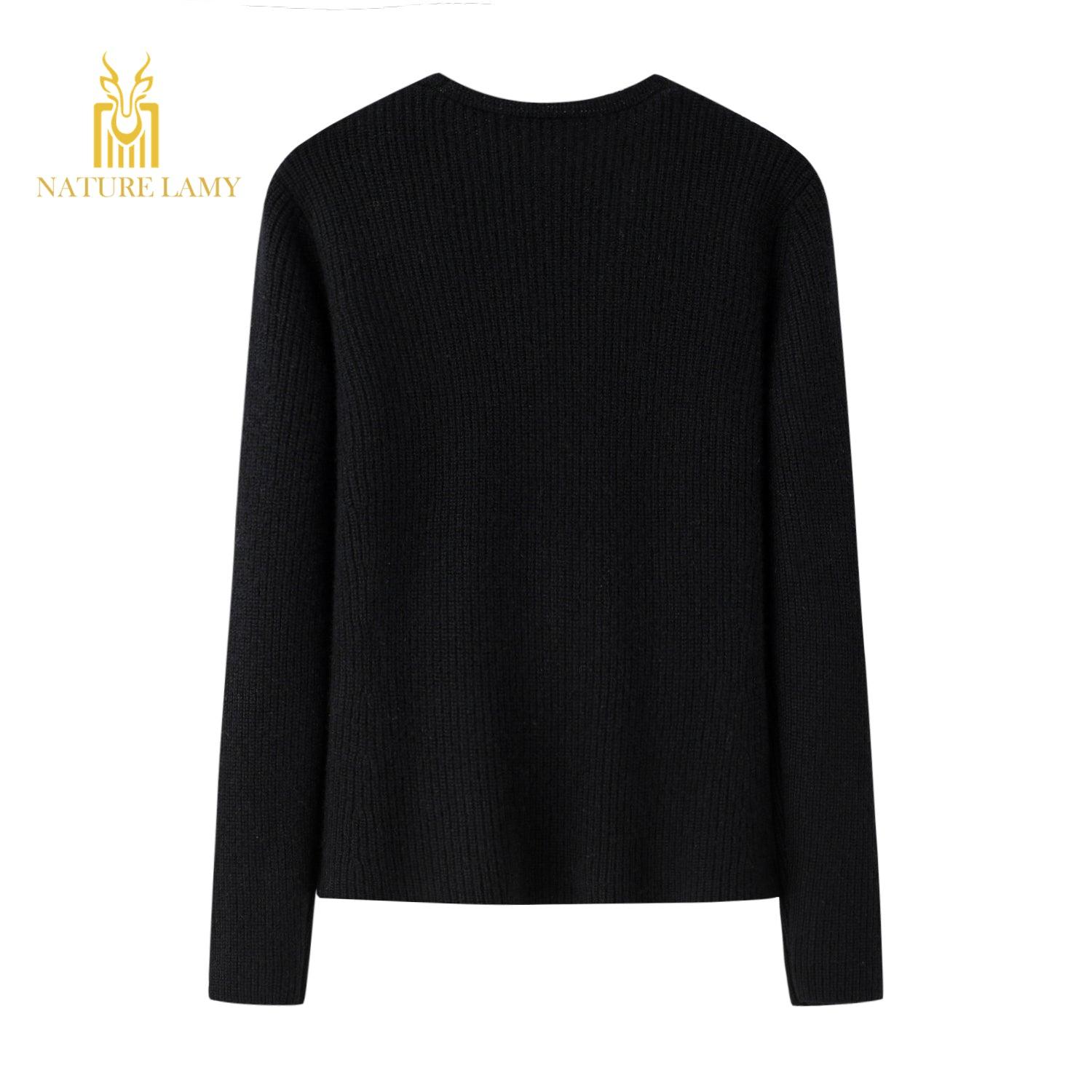 S/W collection of beautiful guage Inner Mongolia cashmere fiber best quality cashmere knitted cardigan - Lamycashmere