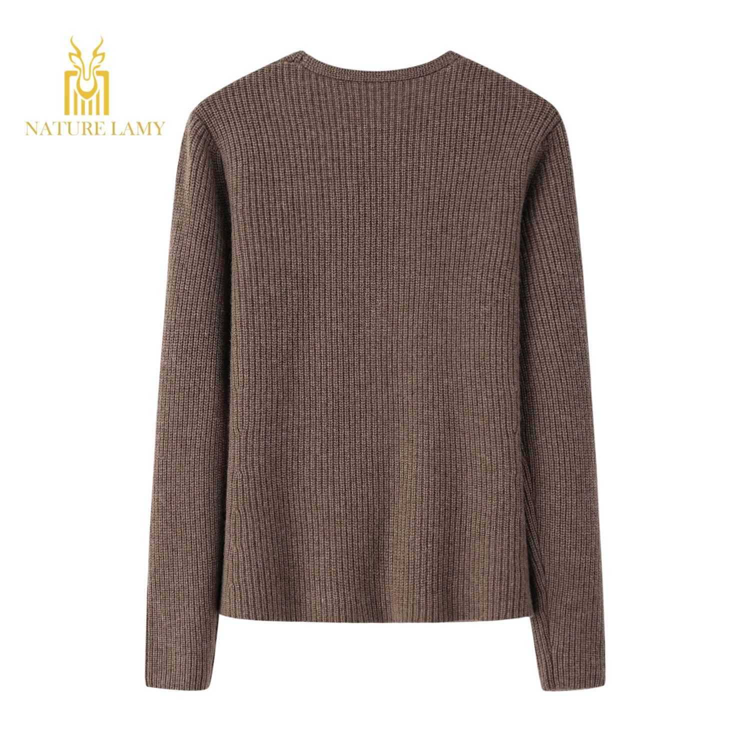 S/W collection of beautiful guage Inner Mongolia cashmere fiber best quality cashmere knitted cardigan - Lamycashmere