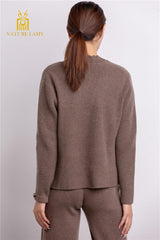 S/W collection of beautiful guage Inner Mongolia cashmere fiber best quality cashmere knitted cardigan - Lamycashmere