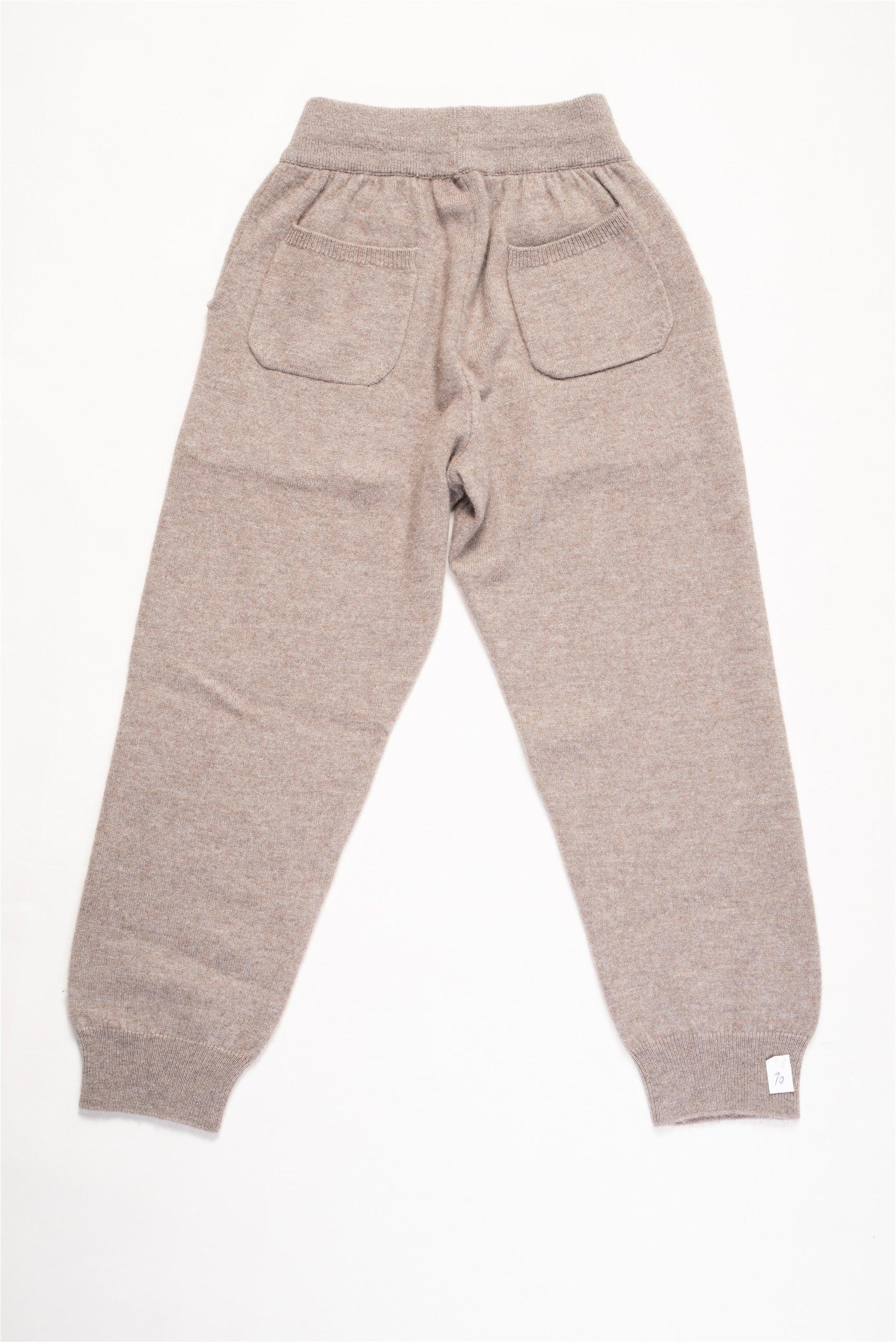 warmly and softly 100 percent cashmere knitted child's hoodies and pants set - Lamycashmere