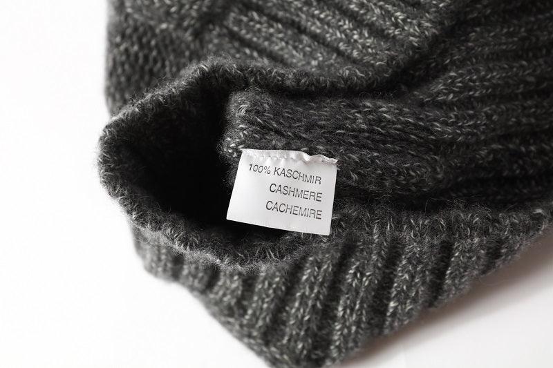 Warmly blended color cashmere hat for unisex style - Lamycashmere