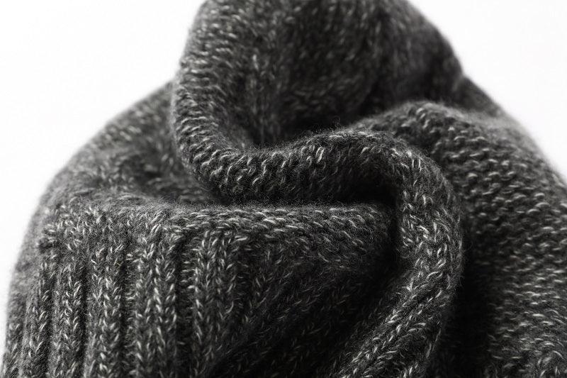 Warmly blended color cashmere hat for unisex style - Lamycashmere