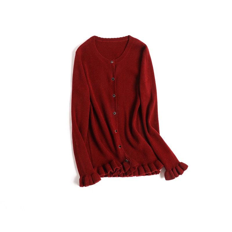 Wholesale lace pure cashmere knitted cardigan - Lamycashmere