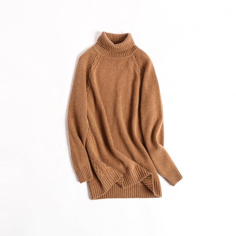 Wholesale OEM/ODM cashmere turtleneck sweater for women's - Lamycashmere