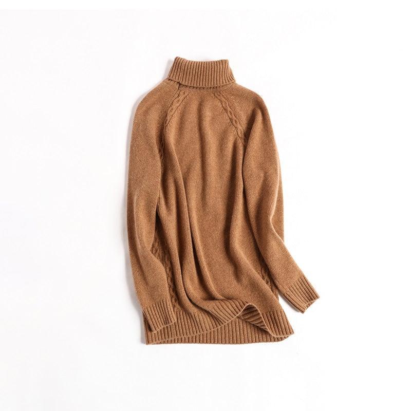 Wholesale OEM/ODM cashmere turtleneck sweater for women's - Lamycashmere