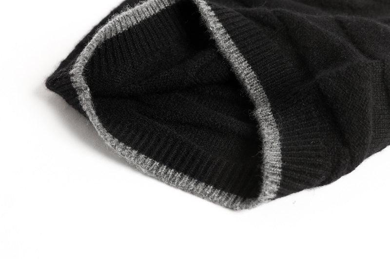 Winter causal warmly cashmere knitted hat for men - Lamycashmere