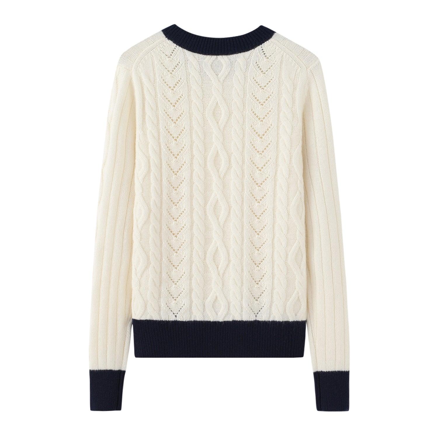 Winter collection warmly softly 100 percent knitted round-neck sweater heavy styles for lady's - Lamycashmere