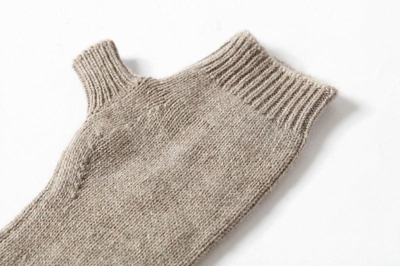 Winter gift highest quality warmly cashmere knitted gloves - Lamycashmere